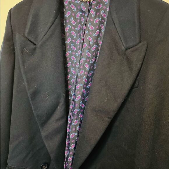 Elegant Blue Trench Coat with Notched Lapels - Picture 7 of 8